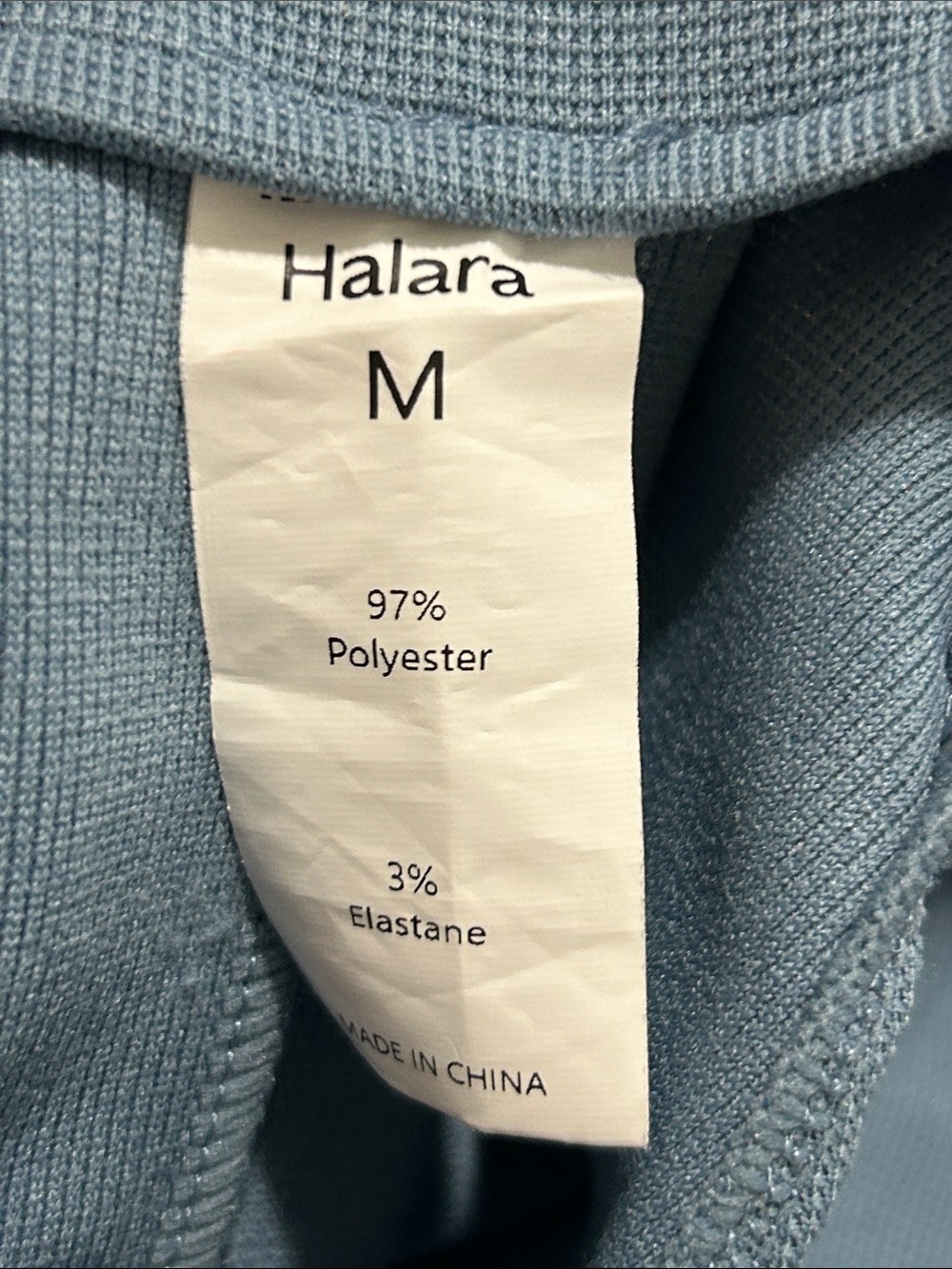 Halara Jumpsuit Medium Blue Casual Athleisure Lounge Relaxed Comfy Minimalist - Picture 8 of 11